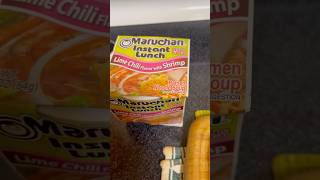 Maruchan Instant Lunch Lime Chili Ramen w Shrimp 🍋‍🌶️🦐 [upl. by Ping]