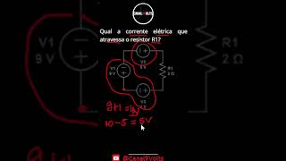 circuito série com três fontes shorts resistor resistores [upl. by Laerol712]