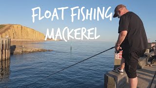 Mackerel Fishing  Float Fishing For Mackerel  West Bay Dorset [upl. by Nutsud568]