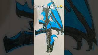 how to make evo draconic ak47 freefire shortvideo drawing trendingshorts [upl. by Innaig]