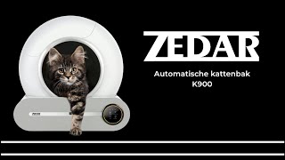 Zedar K900 Automatische Kattenbak Handleiding [upl. by Eiralc]