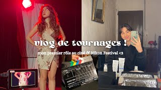 vlog mon premier rôle au ciné et le Nikon Festival 🎬 [upl. by Hnaht]