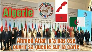 Algerie Carte du Maroc complete  Ahmed Attaf na pas osé dire un mot sur la carte du Royaume à Doha [upl. by Chavez]