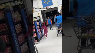 Young girl trashes Walmart as adults make excuses for her in wild video [upl. by Fagin]