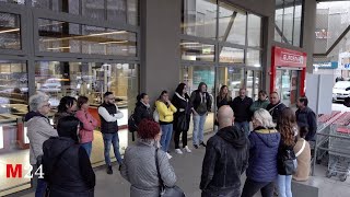 Eurospar Varese la protesta dei lavoratori [upl. by Norah754]