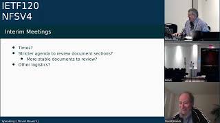 IETF 120 Network File System Version 4 NFSV4 20240726 2000 [upl. by Eelik]