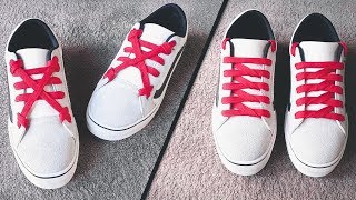 10 Cool Shoe Lace styles  shoes lace styles  how to lace vans  shoes lace  shoelace tutorials [upl. by Saltzman]