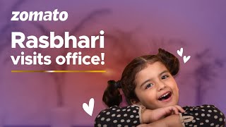 Rasbhari Gives A Zomato Office Tour  YouTube Shorts ▶️  Zomato [upl. by Allisirp30]