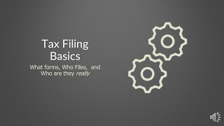 2023 Filing Basics [upl. by Aroc]