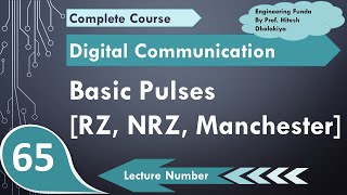 Basic Pulses NRZ RZ amp Manchester  Line Coding  Digital Communication  Engineering Funda [upl. by Hairaza]