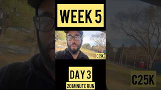 I CANT BELIEVE I just JOGGED for 20 MINS Straight C25k Week 5 Day 3 SUCCESS STORY [upl. by Ientirb]