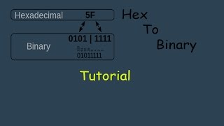 Hex to Binary [upl. by Trill453]