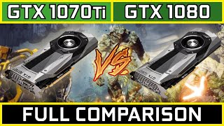 GTX 1070 Ti vs GTX 1080  Comparison 4K 1440p amp 1080p [upl. by Vilhelmina118]