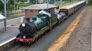 Steamfest 2019 Northern Transfers  Friday 12 April [upl. by Suirradal488]