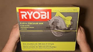 RYOBI CSB125 Circular Saw  How to install the blade [upl. by Ojibbob]