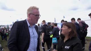 Brenda meets Damien OReilly  RTÉ at The National Ploughing Championships 2016 [upl. by Eened]