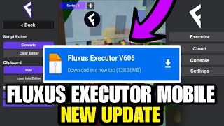 Fluxus Coral New Update v606 🟪 Fluxus Executor Mobile  Fluxus Actualizado  Fluxus Download [upl. by Naerb606]