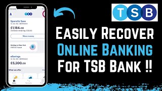 TSB Bank Recover Login Details  How to Reset Mobile Banking User ID [upl. by Fredericka143]