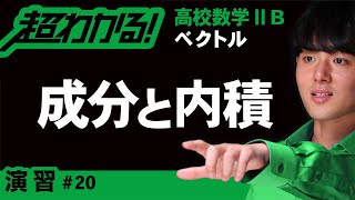 成分と内積【高校数学】ベクトル＃２０ [upl. by Iaoh565]