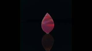 Red Aurora Opal Teardrop Cabochon [upl. by Fine542]