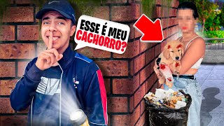 ENCONTREI O MEU CACHORRO COM UMA ESTRANHA😨 ela não quer me devolver [upl. by Nonrev]