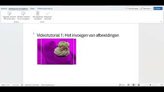 Videotutorial 1 Het invoegen van afbeeldingen [upl. by Palestine]