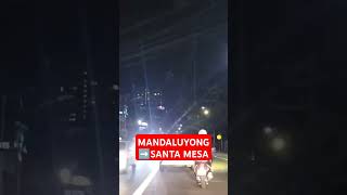 MANDALUYONG SANTA MESA music soul live shortvideo automobile [upl. by Ingles]