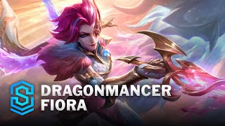 Dragonmancer Fiora Skin Spotlight  League of Legends [upl. by Llemhar465]