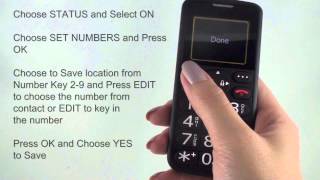 Jethro Senior Cell Phone SC118B TutorialSpeed Dial [upl. by Yarezed]