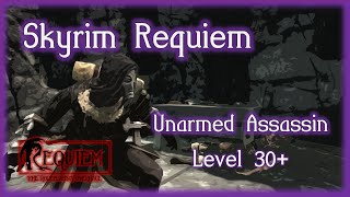 Skyrim Requiem  Unarmed Assassin level 30 [upl. by Yuu619]