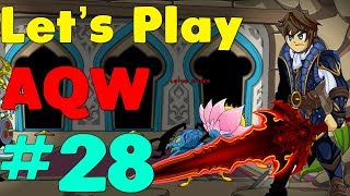 Lets Play AQW 28  Wandering In The Cave [upl. by Drucy610]