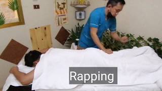 Massage Tutorial 4  Tapotement and Vibration Strokes of Swedish Massage [upl. by Repsaj]