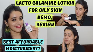 Lacto Calamine Daily Face MoisturizerLotion For Oil Control Demo amp Review  Just another girl [upl. by Lokkin]