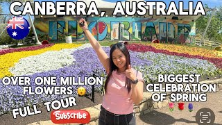 FLORIADE TOUR  FLOWER FESTIVAL  CANBERRA AUSTRALIA [upl. by Bevus]