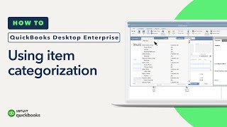 How to use item categorization in QuickBooks Desktop Enterprise [upl. by Hannahsohs]