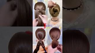 Perfect Bun Hairstyle🍂🤎 hairstyle hairtutorial fallhairstyle fyp [upl. by Marozas]