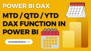 Time Intelligence DAX  Current MTD QTD YTD  POWER BI powerbi powerbidax powerbidaxfunction [upl. by Yztim]