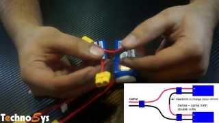 LIPO BATTERY CONNECTIONS IN PARALLEL amp SERIES [upl. by Ag]