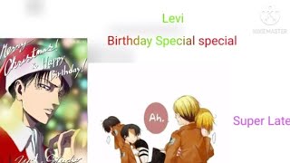 Levi Birthday Special  EreriRiren  AOT Text [upl. by Judye]