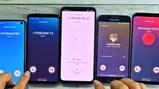 Incoming call Samsung Galaxy S10 eGalaxy S9Redmi Note 10SSamsung Galaxy s6Galaxy S8 [upl. by Sedicla]