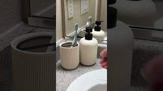 Bathroom cleaning motivation cleantok cleanwithme cleaning cleaningmotivation [upl. by Leaj]