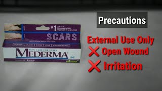 Mederma Cream  Review  How to Use  Precautions  Pharmacy Guruji 🏥 [upl. by Eenet348]