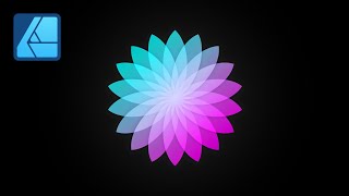 Beautiful Floral Design  Affinity Designer Tutorial [upl. by Claud712]