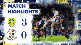 Highlights  Leeds United 30 Luton Town  Sam Byram scissorkick volley [upl. by Cj]