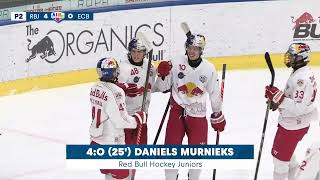 Daniels Mūrnieks 2 Goals vs EC Bregenzerwald 17022024  Alps Hockey League [upl. by Ayhtak]