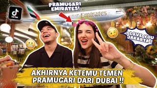 AKHIRNYA KETEMU TEMEN DARI DUBAI PRAMUGARI EMIRATES   OmeTV RealLife [upl. by Remas316]