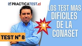 Test Conaset Resuelto y comentado Test 11  Licencia de conducir Clase B Chile [upl. by Anaer327]