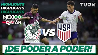 Resumen y goles  México vs Estados Unidos  Eliminatoria Qatar 2022  TUDN [upl. by Kirkpatrick]