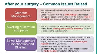 Roboticassisted Laparoscopic Radical Prostatectomy RRP  Preop preparation and Postop care [upl. by Ennairac356]