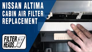 How to Replace Cabin Air Filter 2021 Nissan Altima  AQ1290 [upl. by Norym]